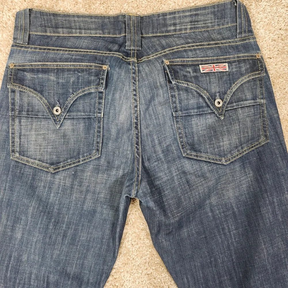 Hudson Jeans Men's‎ Straight Leg Dark Wash Denim Pants Size 34 Made in USA